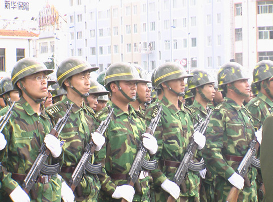 2006年民兵队列训练